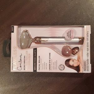 Flawless Contour Facial Roller - Genuine Rose Quartz
